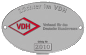 Plakette, Zchter im VDH 2010