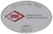 Plakette, Zchter im VDH 2010