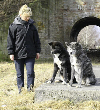 Susanne with Kosho and Sei